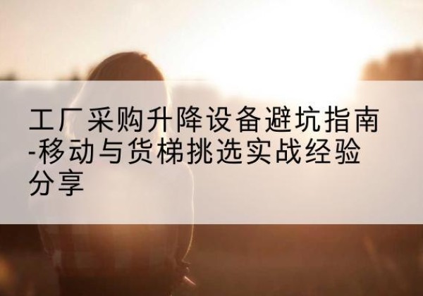 淮上移动式升降机怎么选-工厂采购升降设备避坑指南-移动与货梯挑选实战经验分享